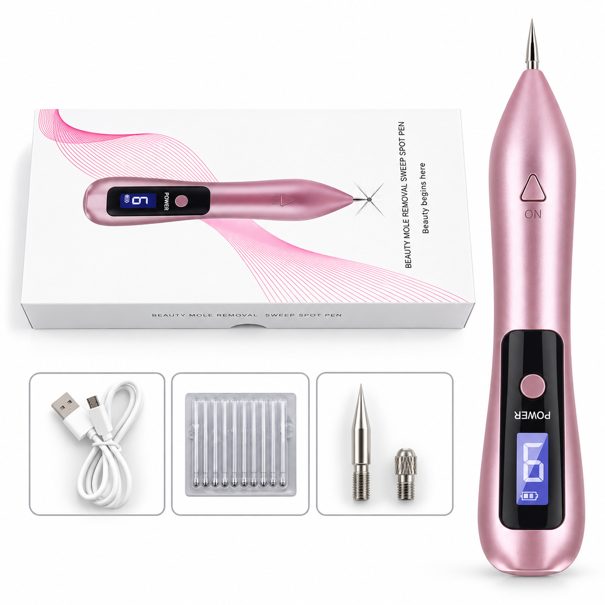 Lápiz de Plasma Láser Profesional - Removedor de Imperfecciones ⚡✨