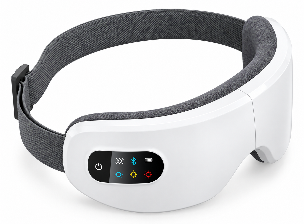 Masajeador Ocular Inteligente con Compresión Térmica y Bluetooth