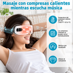 Masajeador Ocular Inteligente con Compresión Térmica y Bluetooth
